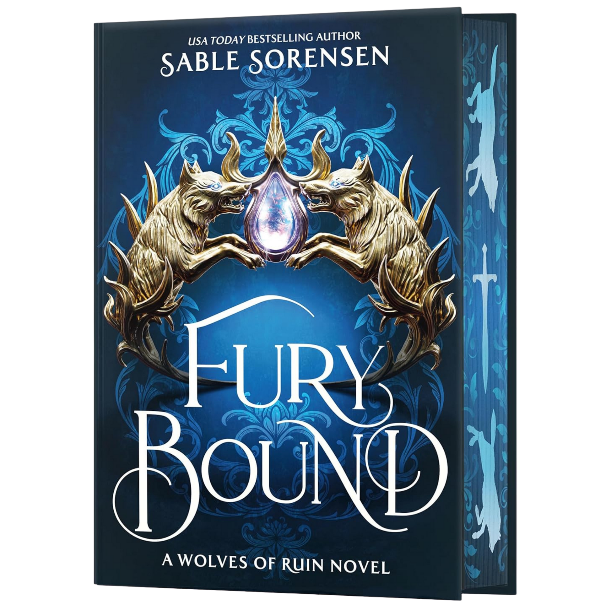 Book cover of 'Fury Bound' by Sable Sorensen with fantasy design elements.
