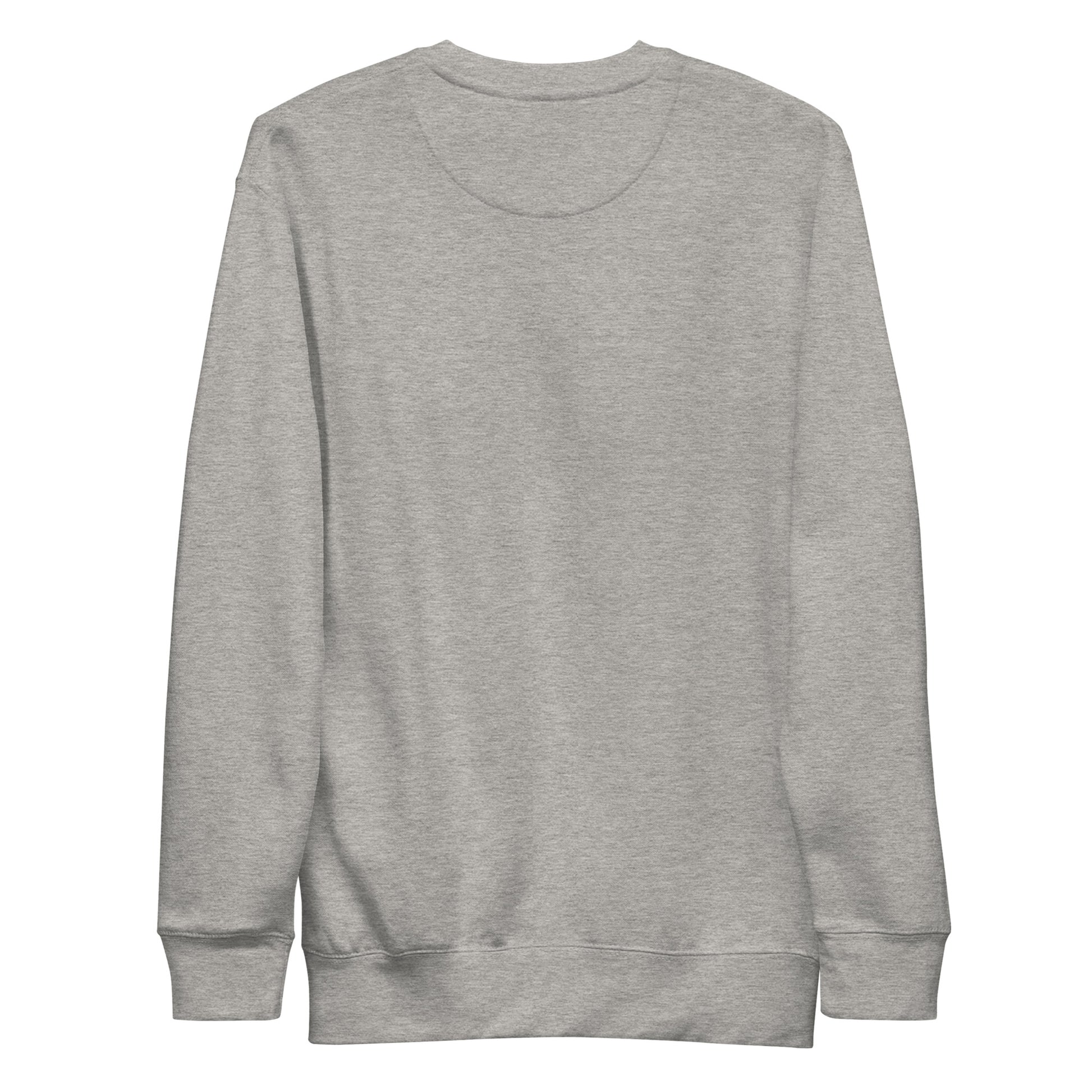grey sweatshirt back